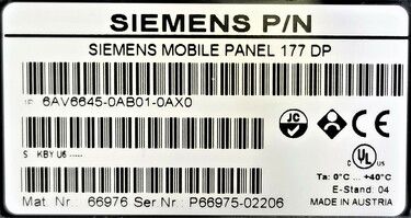 6AV6645-0AB01-0AX0 | Siemens HMIs